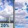 Wednesday: Slight Chance Showers And Thunderstorms then Partly Sunny