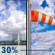 Tuesday: Chance Showers And Thunderstorms then Partly Sunny
