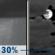 Thursday Night: Chance Rain Showers then Mostly Cloudy