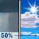 Sunday: Chance Rain Showers then Mostly Sunny